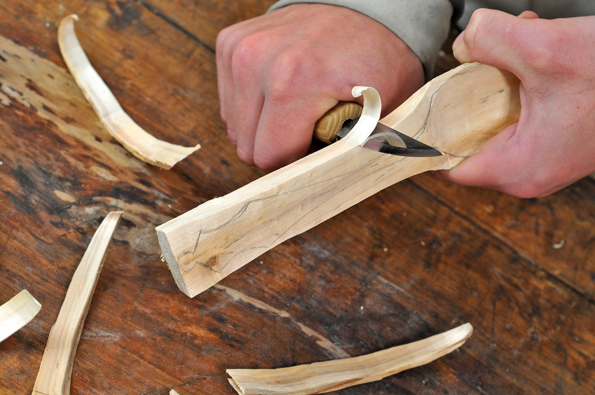 Jak vyříznout dřevěnou lžíci?